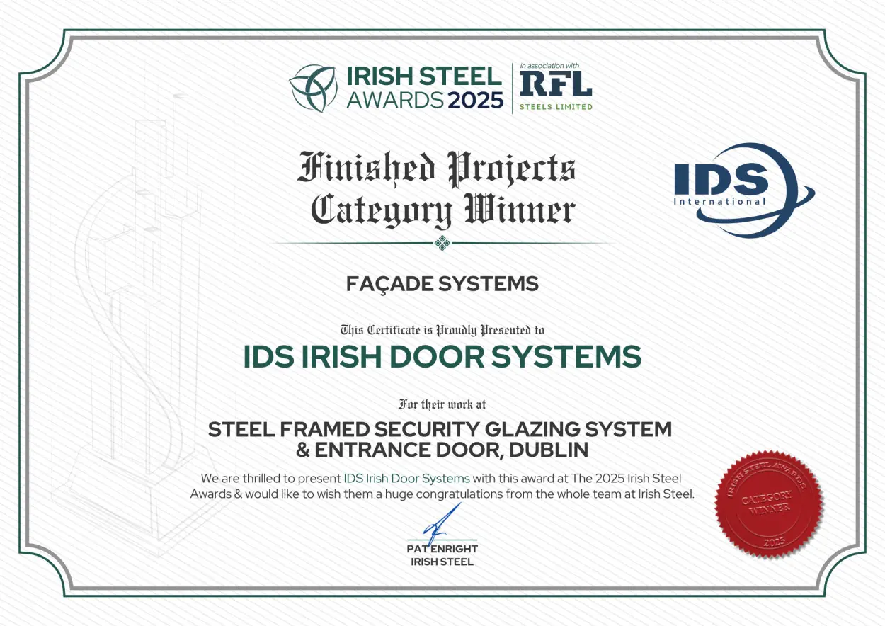 ids-wins-irish-steel-awards-2025-steel-framed-security-glazing-system